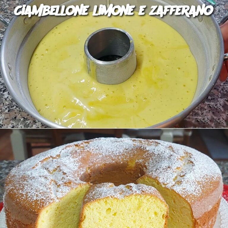 Ciambellone limone e zafferano