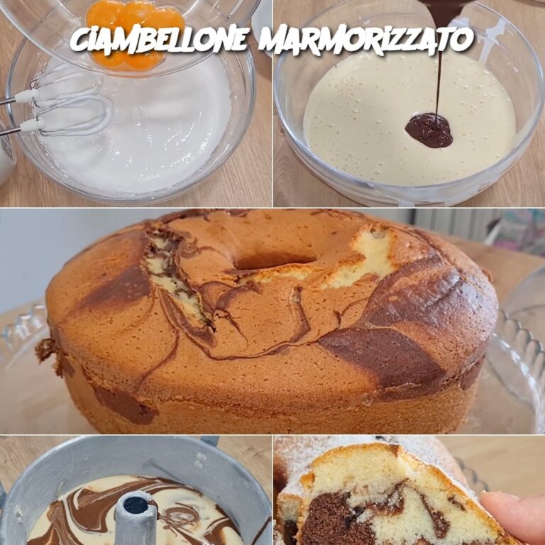 Ciambellone marmorizzato: la ricetta semplice, soffice e deliziosa