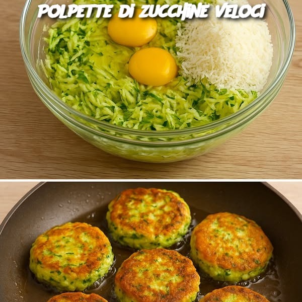 Polpette di zucchine veloci