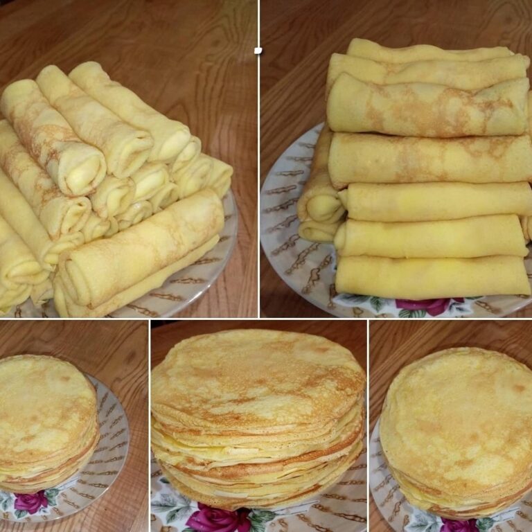 Questi pancake sono molto sottili, traforati, non si rompono