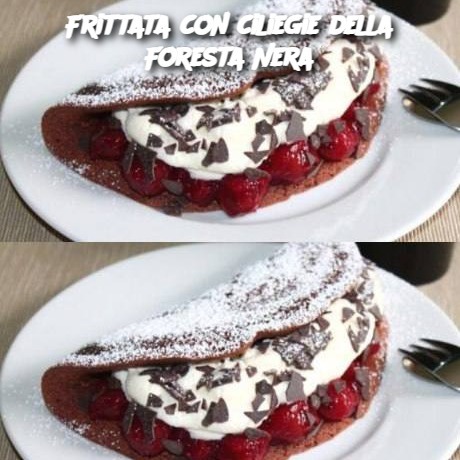 Frittata con ciliegie della Foresta Nera
