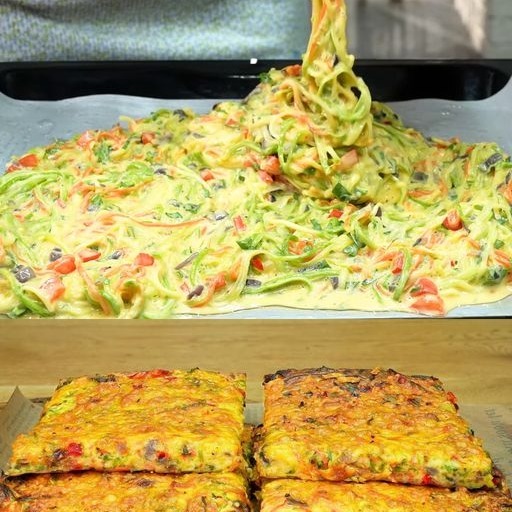 Cottura di verdure e formaggi