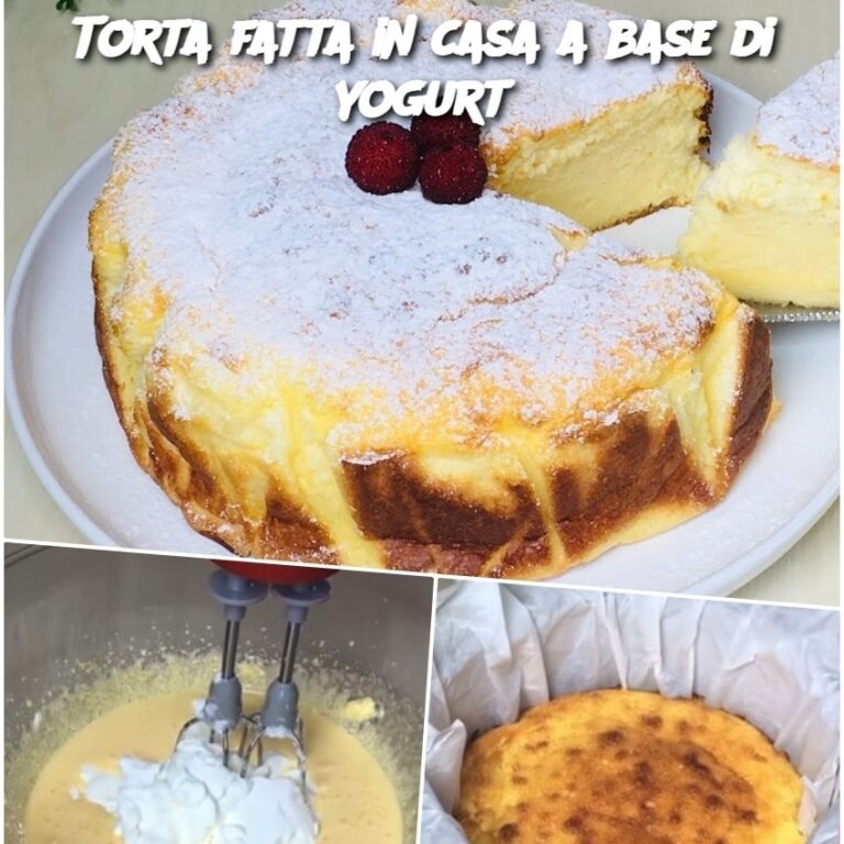 Torta allo yogurt fatta in casa – Ricetta senza olio e senza farina