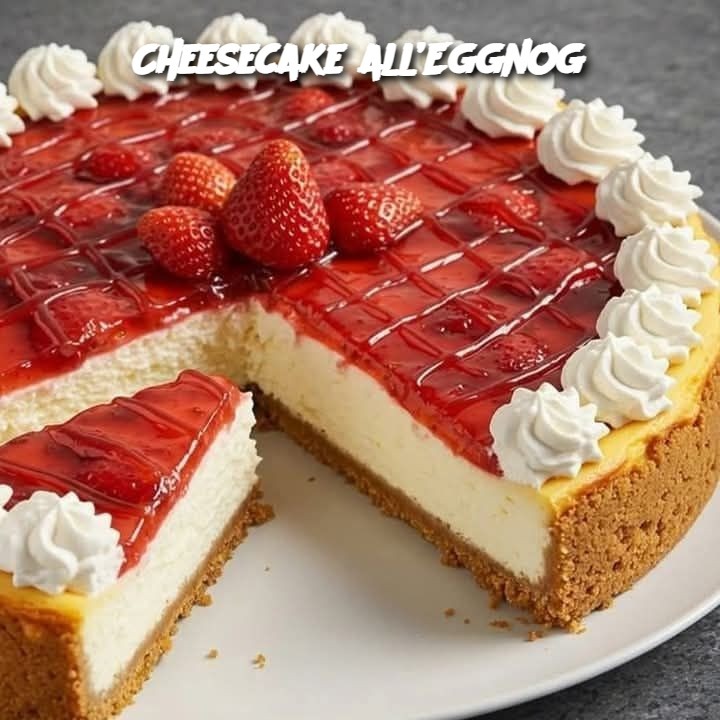 Cheesecake all’Eggnog