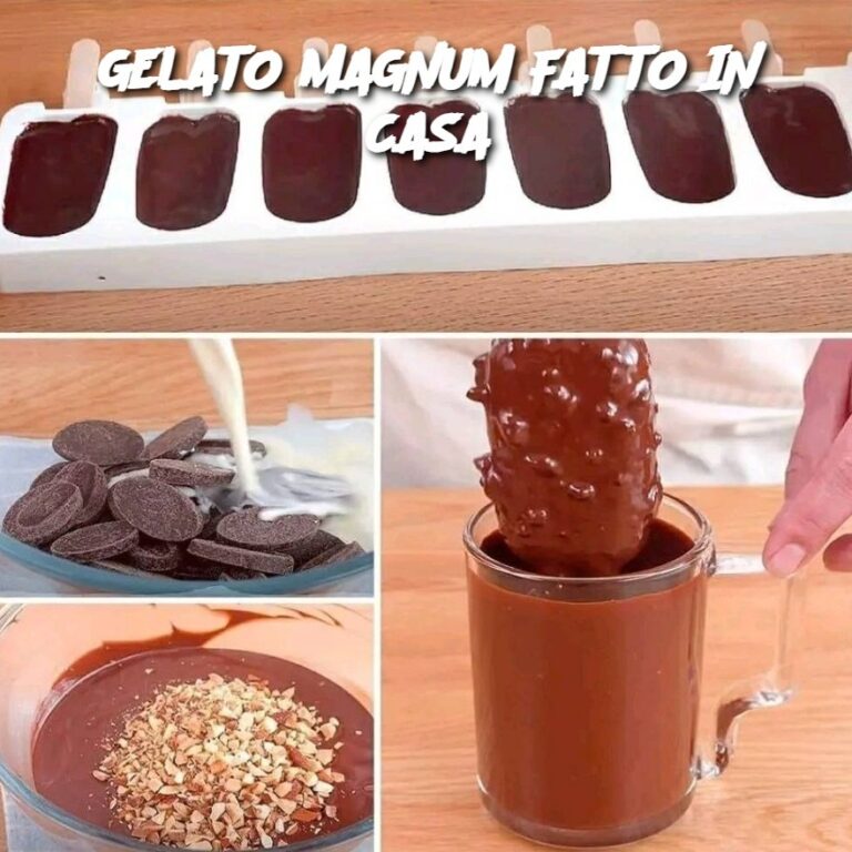 GELATO MAGNUM FATTO IN CASA