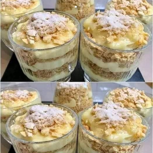 Quando sono pigra preparo sempre questo dolce. “Napoleone nel bicchiere”: da leccarsi i baffi. Consumato entro 2 minuti
