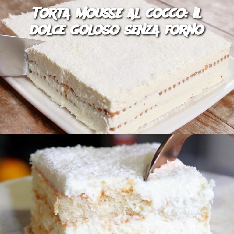 Torta mousse al cocco: il dolce goloso senza forno