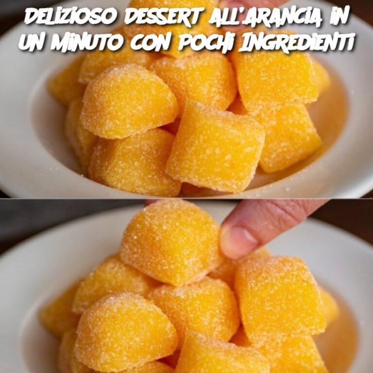 Delizioso Dessert all’Arancia in un Minuto con Pochi Ingredienti!