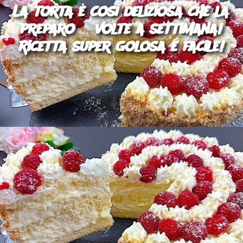 La torta è così deliziosa che la preparo 3 volte a settimana! Ricetta super golosa e facile!