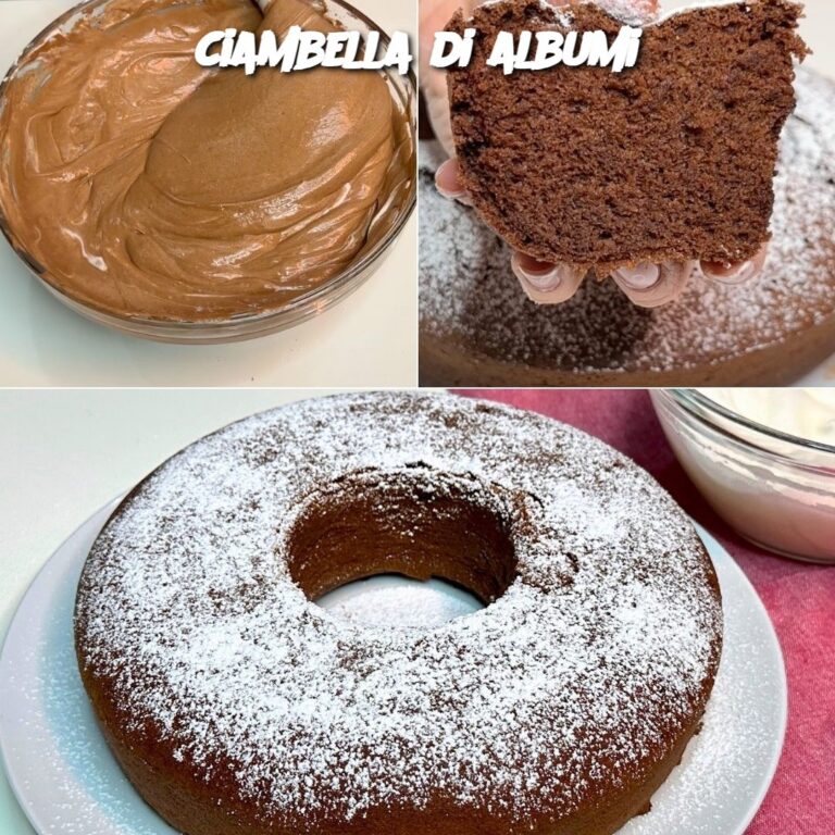 ciambella di albumi