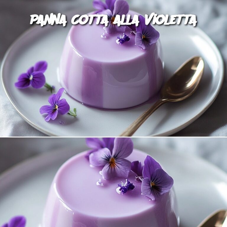 Panna Cotta alla Violetta