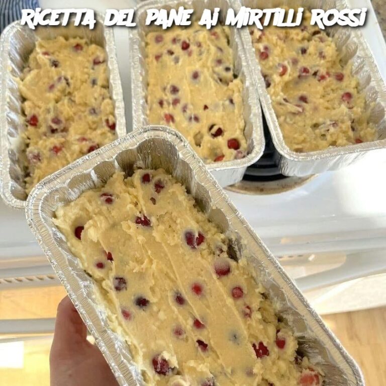 ricetta del pane ai mirtilli rossi