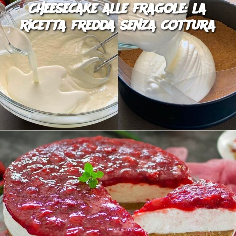 Cheesecake alle fragole: la ricetta fredda senza cottura