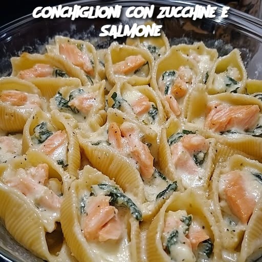 Conchiglioni con Zucchine e Salmone
