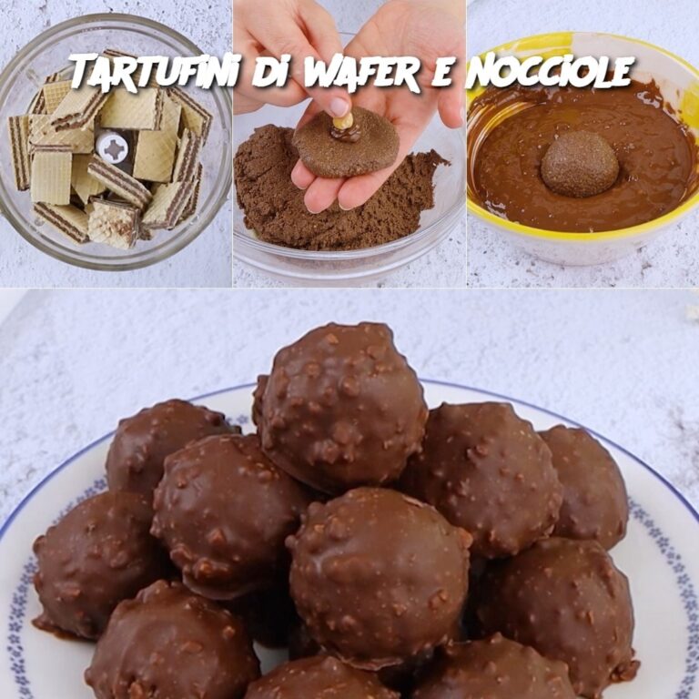 Tartufini di wafer e nocciole: pronti con soli 4 ingredienti!