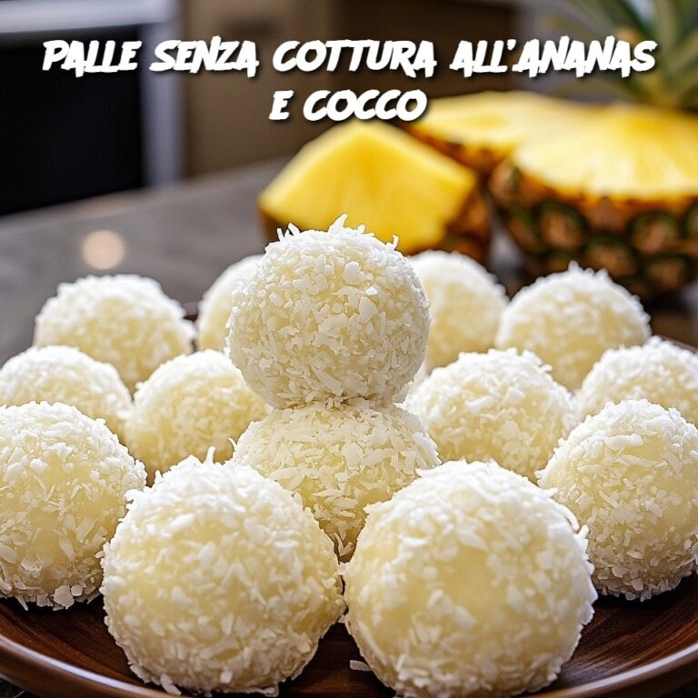 Palle Senza Cottura all’Ananas e Cocco