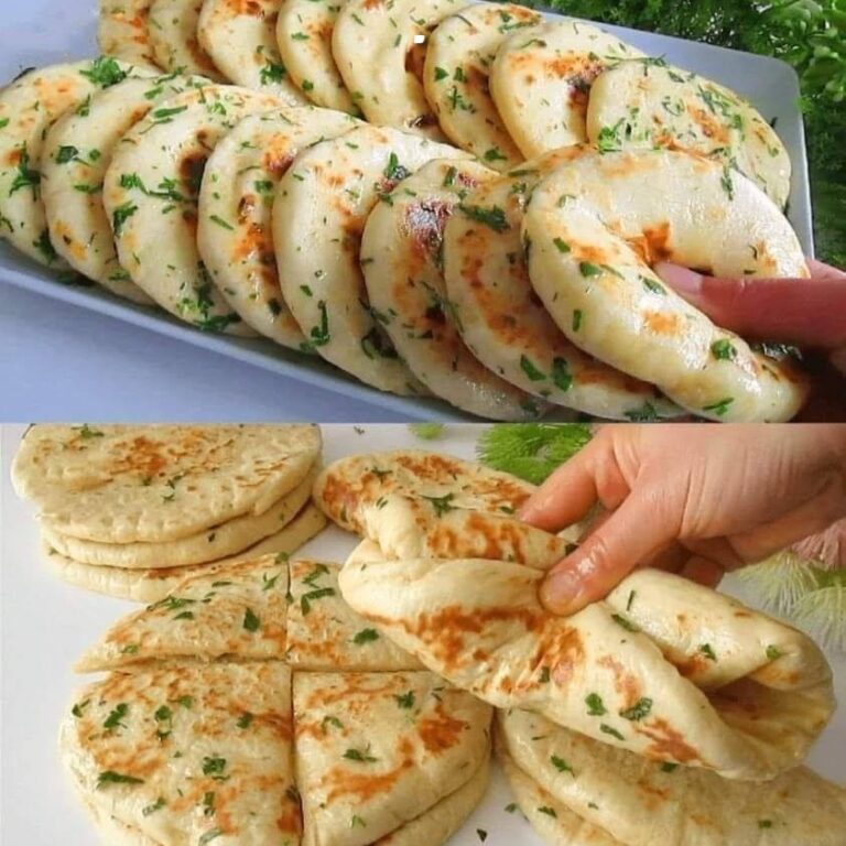 Queste sono delle fantastiche piadine all’aglio pronte in 10 minuti