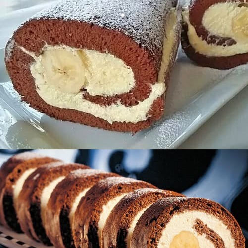 Se lo provi una volta, non ne vorrai un altro, il rullo di spugna alla banana