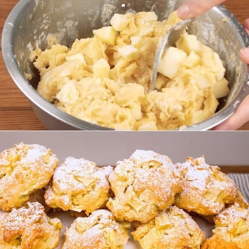 2 mele, 2 uova, burro e zucchero! Pronti in 20 minuti, saranno i biscotti più buoni di sempre