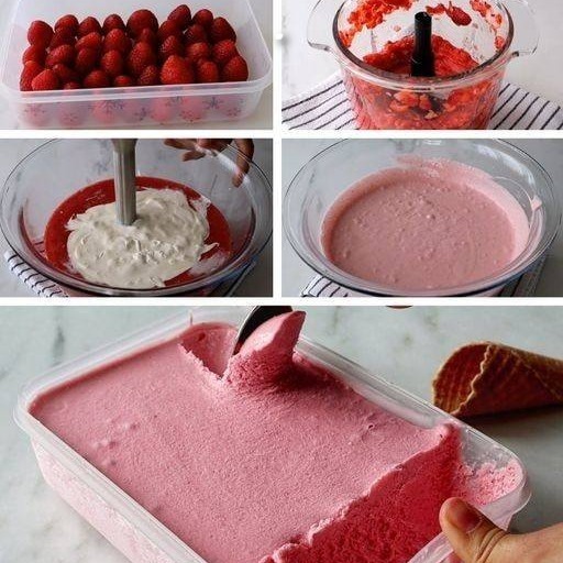 Ricetta gelato alla fragola