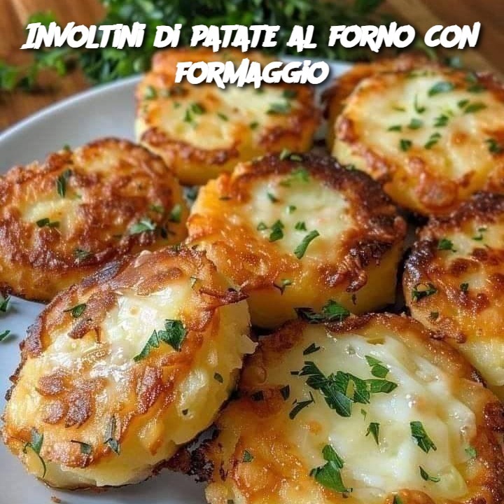 Involtini di patate al forno con formaggio