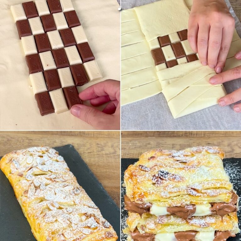 Ricetta pasta sfoglia bicolore: un’idea dolce e originale per la tua colazione!