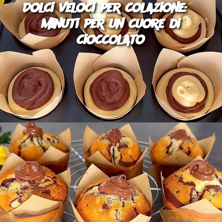 Dolci veloci per colazione: 5 minuti per un cuore di cioccolato