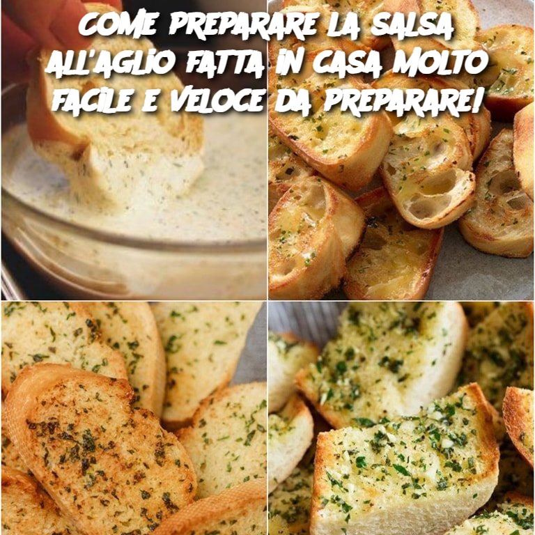 Come preparare la salsa all’aglio fatta in casa, molto facile e veloce!