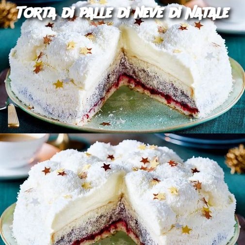 Torta di palle di neve di Natale