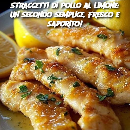 Straccetti di Pollo al Limone: Un Secondo Semplice, Fresco e Saporito!