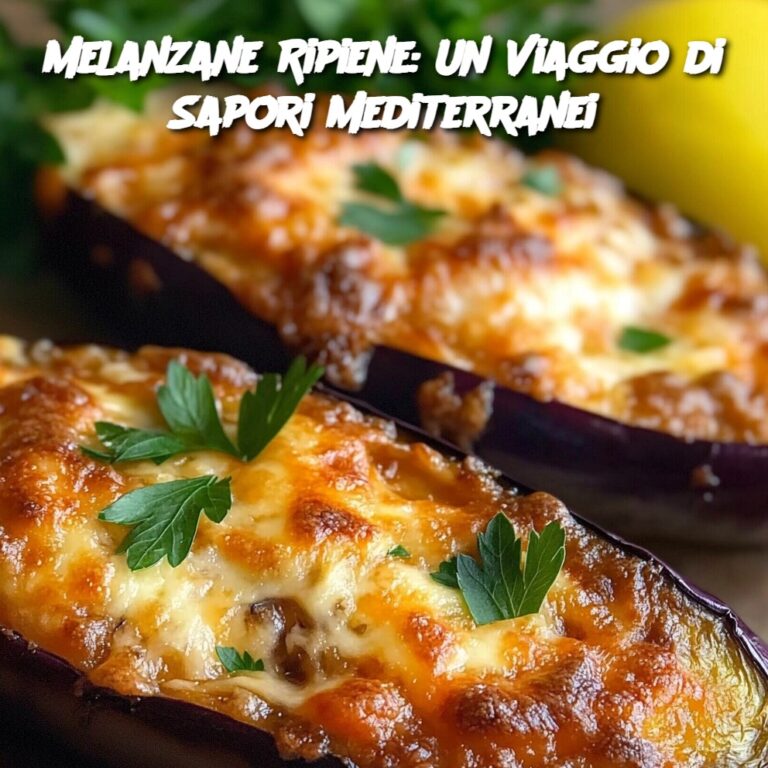 Melanzane Ripiene: Un Viaggio di Sapori Mediterranei