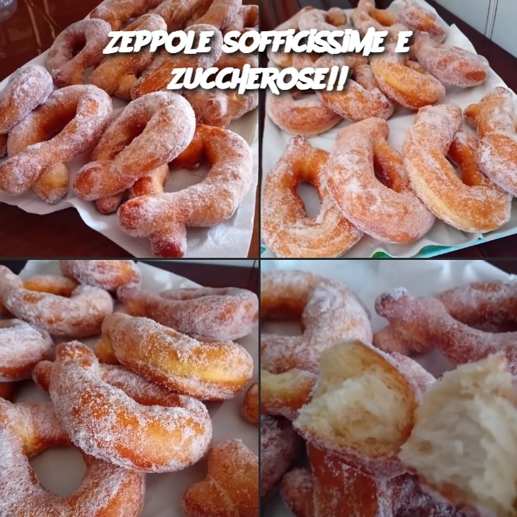 Zeppole sofficissime e zuccherose!!