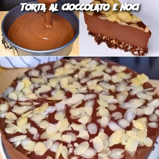 Torta al cioccolato e noci