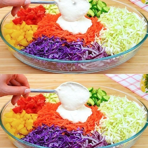 Pochi conoscono questa ricetta! Questa insalata è così deliziosa che continuerai a farla ancora