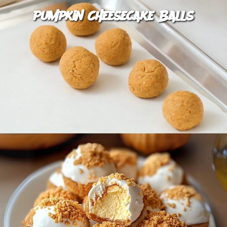 Pumpkin Cheesecake Balls