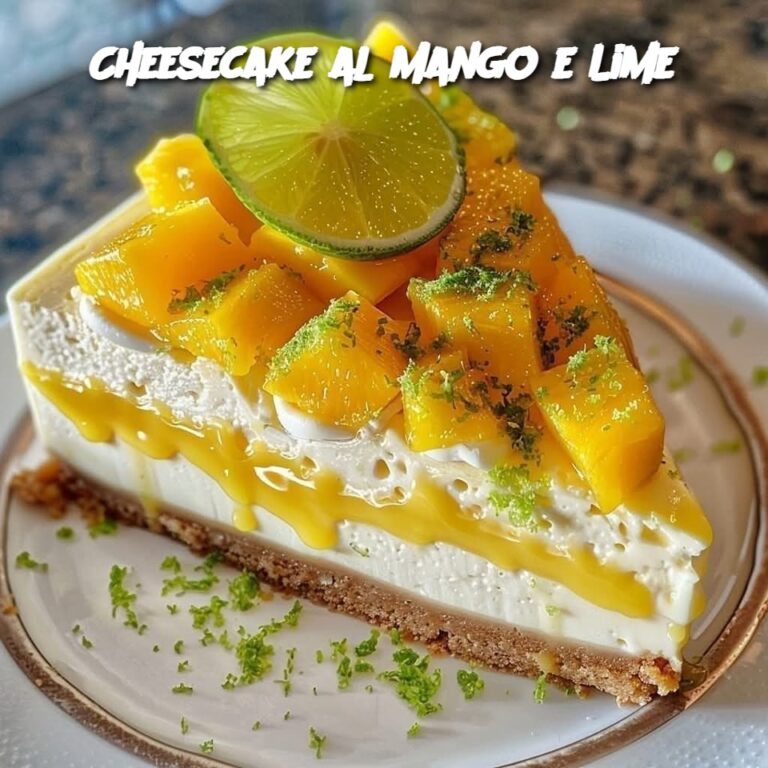 Cheesecake al Mango e Lime