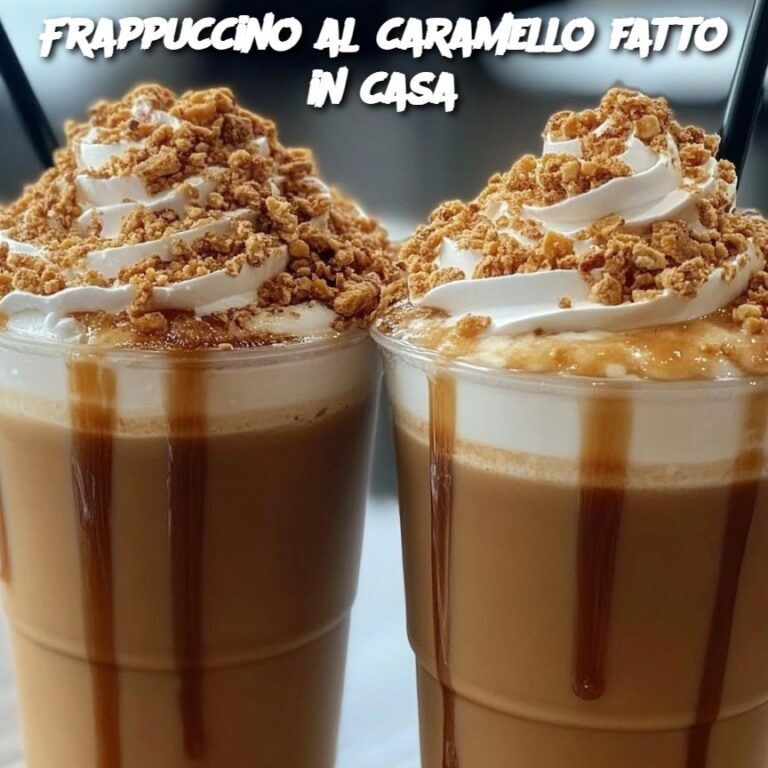 Frappuccino al caramello fatto in casa