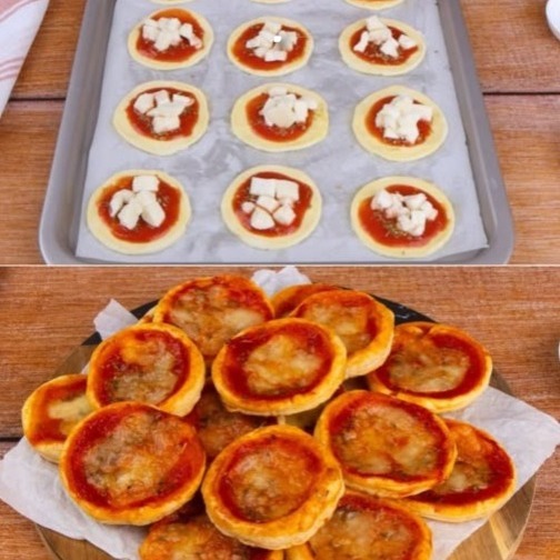 Pizzette di pasta sfoglia: la ricetta dell’antipasto veloce ideale per buffet e aperitivi