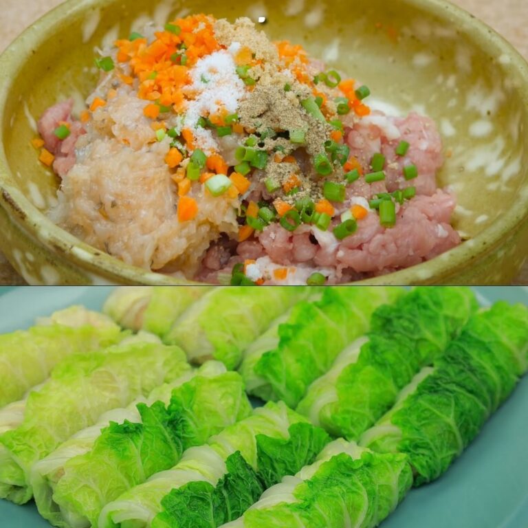 Ricetta salutare di involtini di cavolo con salsa densa | Prepara la ricetta del rotolo di cavolo cinese