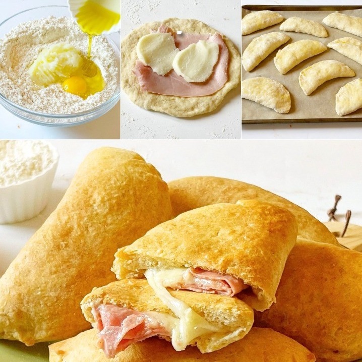 Calzoni al forno: la ricetta dei lievitati ripieni fragranti e golosi par Ingredienti
