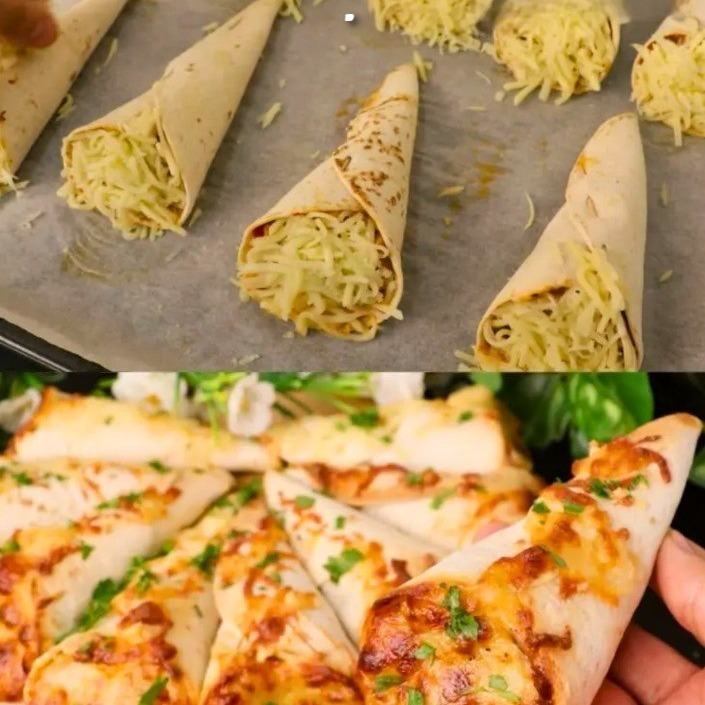 Mini tortillas al tonno e verdure al formaggio