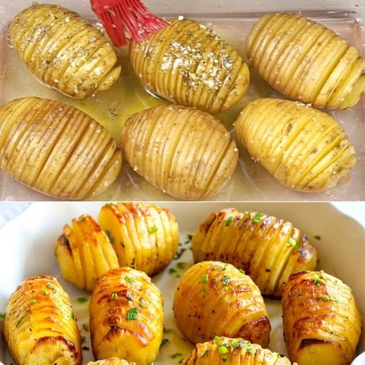 Patate a fisarmonica con formaggio: la ricetta del contorno sfizioso e originale