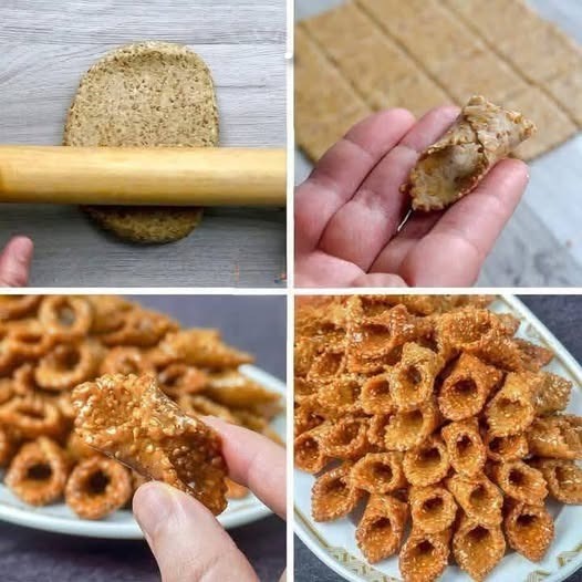 Preparazione dei blighates con lo znglan: un dolce tradizionale marocchino