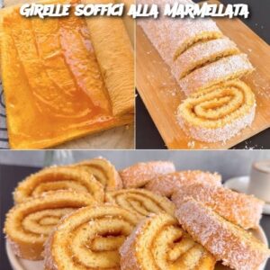 Girelle soffici alla marmellata