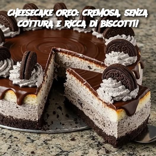 Cheesecake Oreo: cremosa, senza cottura e ricca di biscotti