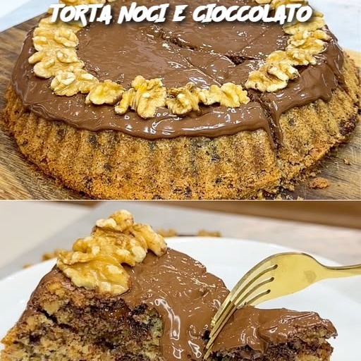 TORTA NOCI E CIOCCOLATO