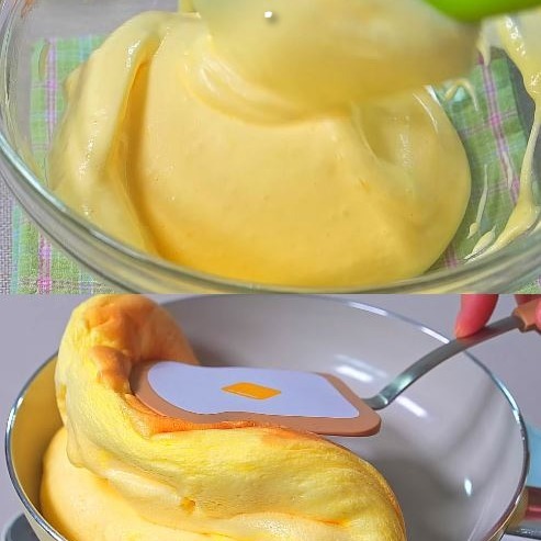 Un pancake super morbido fatto con 2 uova, semplicemente fantastico!