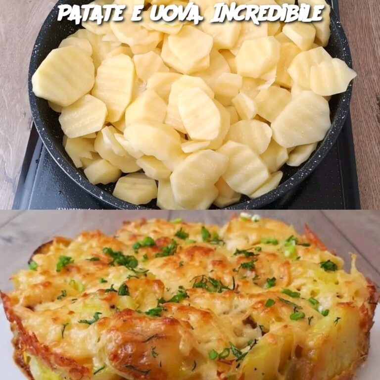 Patate e uova. Incredibile