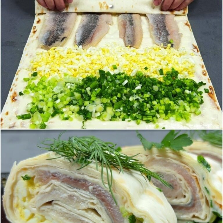 Prendo aringhe, lavash e preparo un panino incredibilmente gustoso per pochi centesimi. Vola per primo sulla tavola delle feste