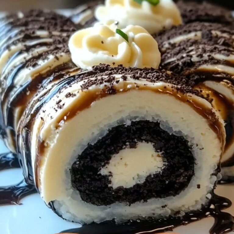 Rotolo di Sushi con Cheesecake e Crema di Formaggio Oreo